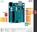 初めてのArduino ② UNOボードに表示器をつなぐ（その1 ドット・マトリクス表示器の接続）