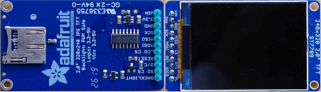 グラフィック三昧 ③ 大き目ST7789とMKR WiFi 1010 - Arduinoクックブック