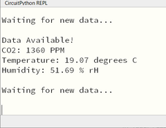 CircuitPython 10行プログラミング Step9 (7) CO2センサSCD30