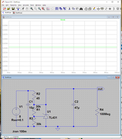 TL431で電源の実験　 (2)　 出力インピーダンス