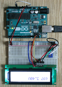 I2C接続AQMシリーズのキャラクタ表示LCDをArduinoで使う　(3) ACM1602NI